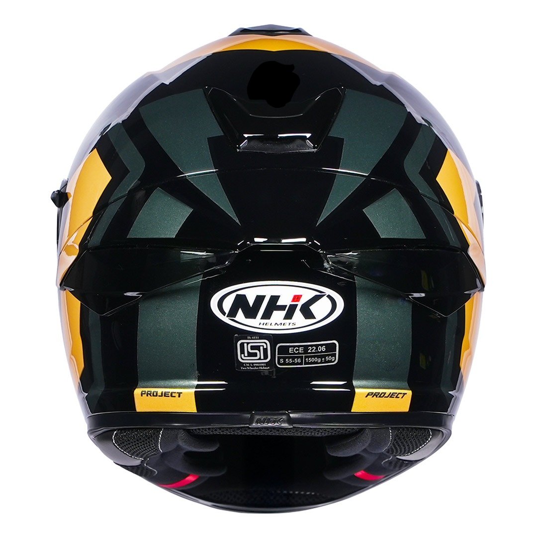 K5R 2V - SHIELD BLACK GREY GOLD GLOSSY