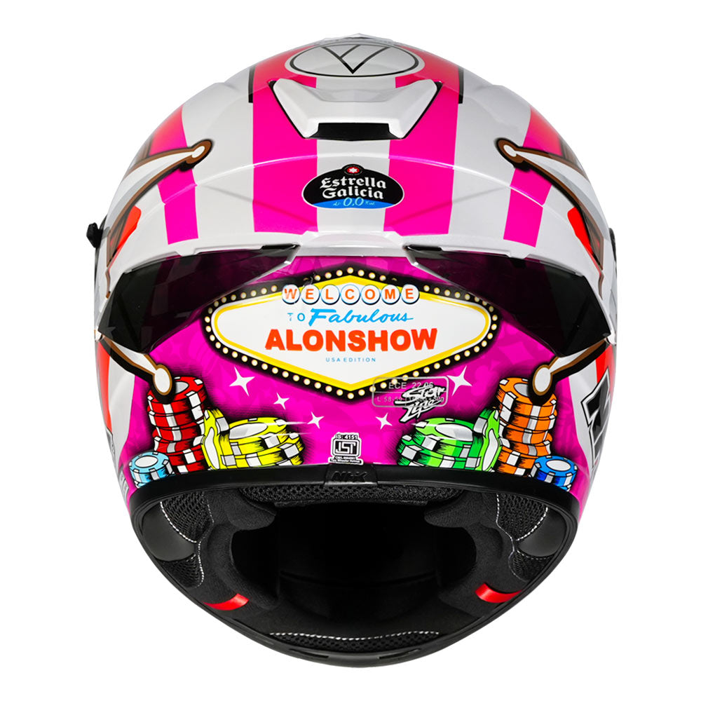 K5R Alonso Lopez #7 Star White Glossy Finish