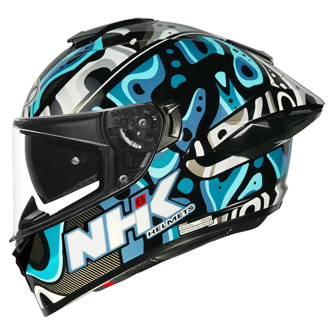 K5R Nebula Black Blue Glossy Finish