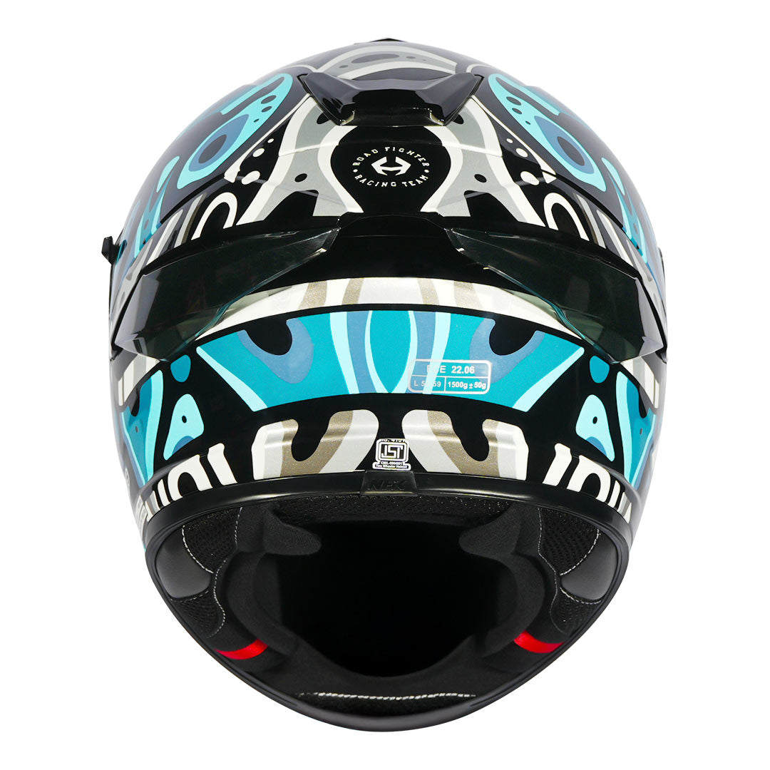 K5R Nebula Black Blue Glossy Finish