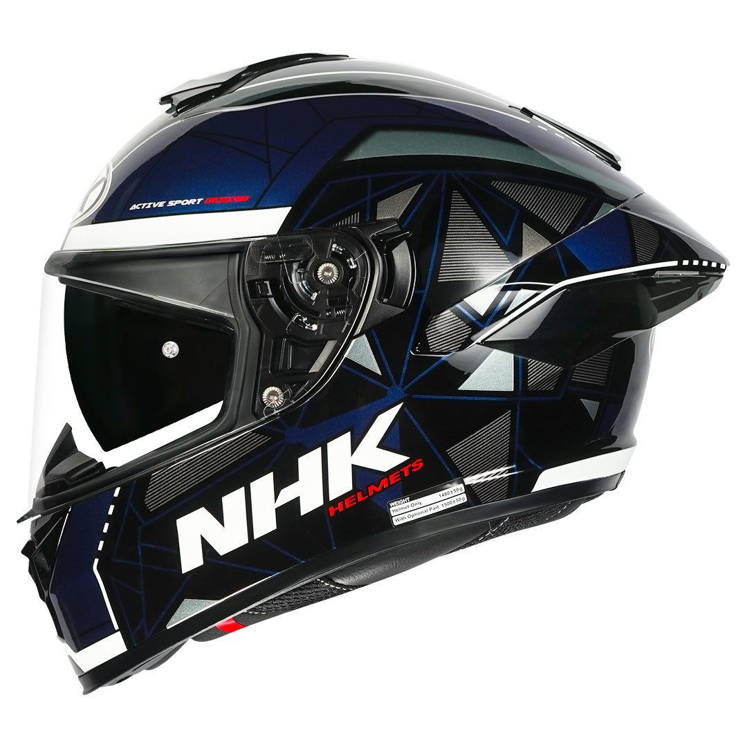 K5R Triangle Black Blue Glossy Finish