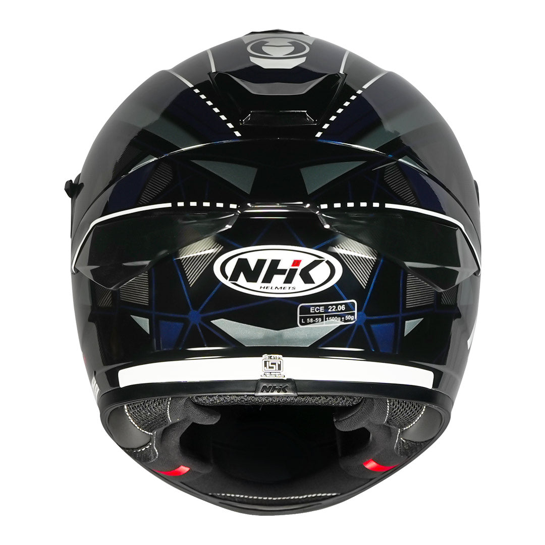 K5R Triangle Black Blue Glossy Finish