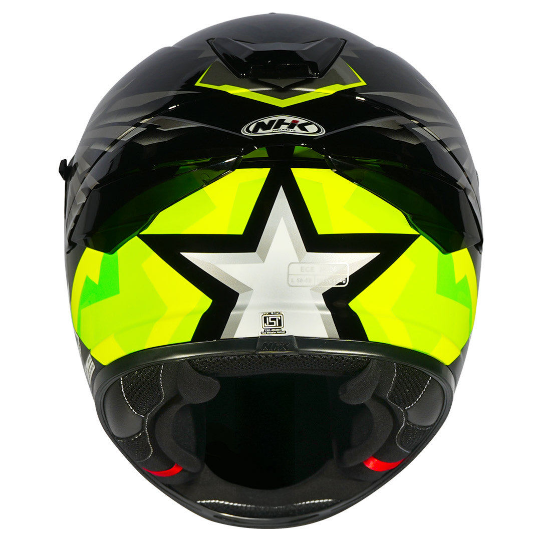 K5R Wingstar Black Yellow Glossy Finish