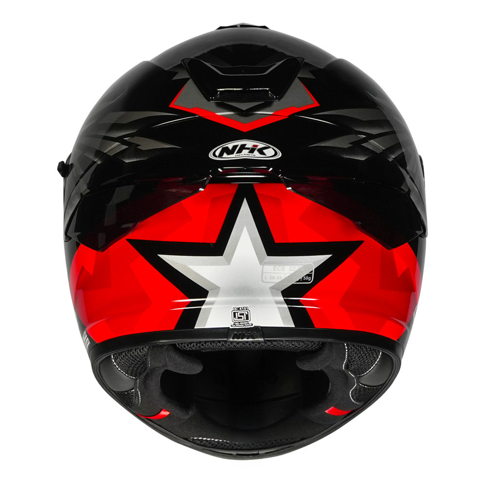 K5R Wingstar Black Red Glossy Finish