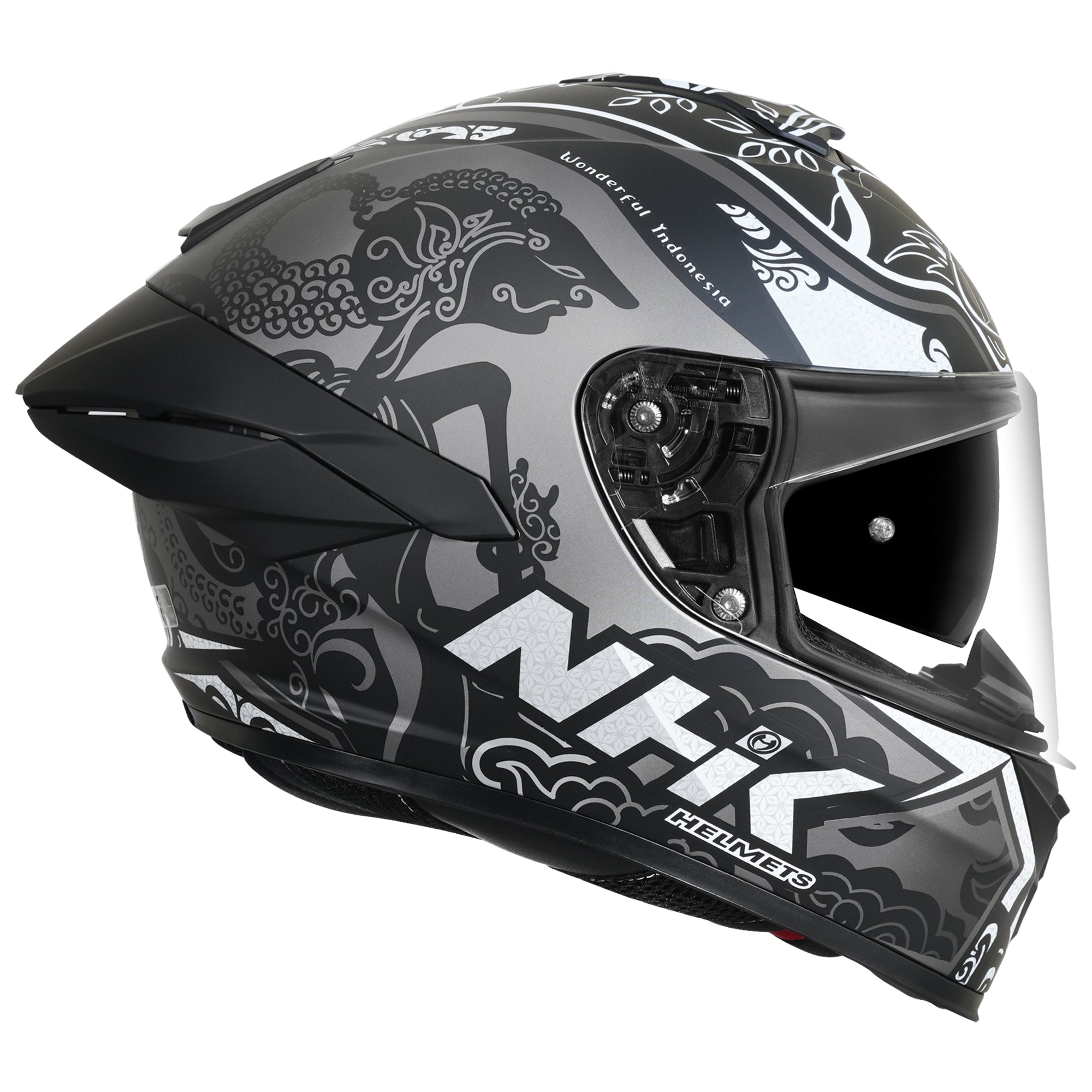 NHK K5R WAYANG GREY BLACK MATT