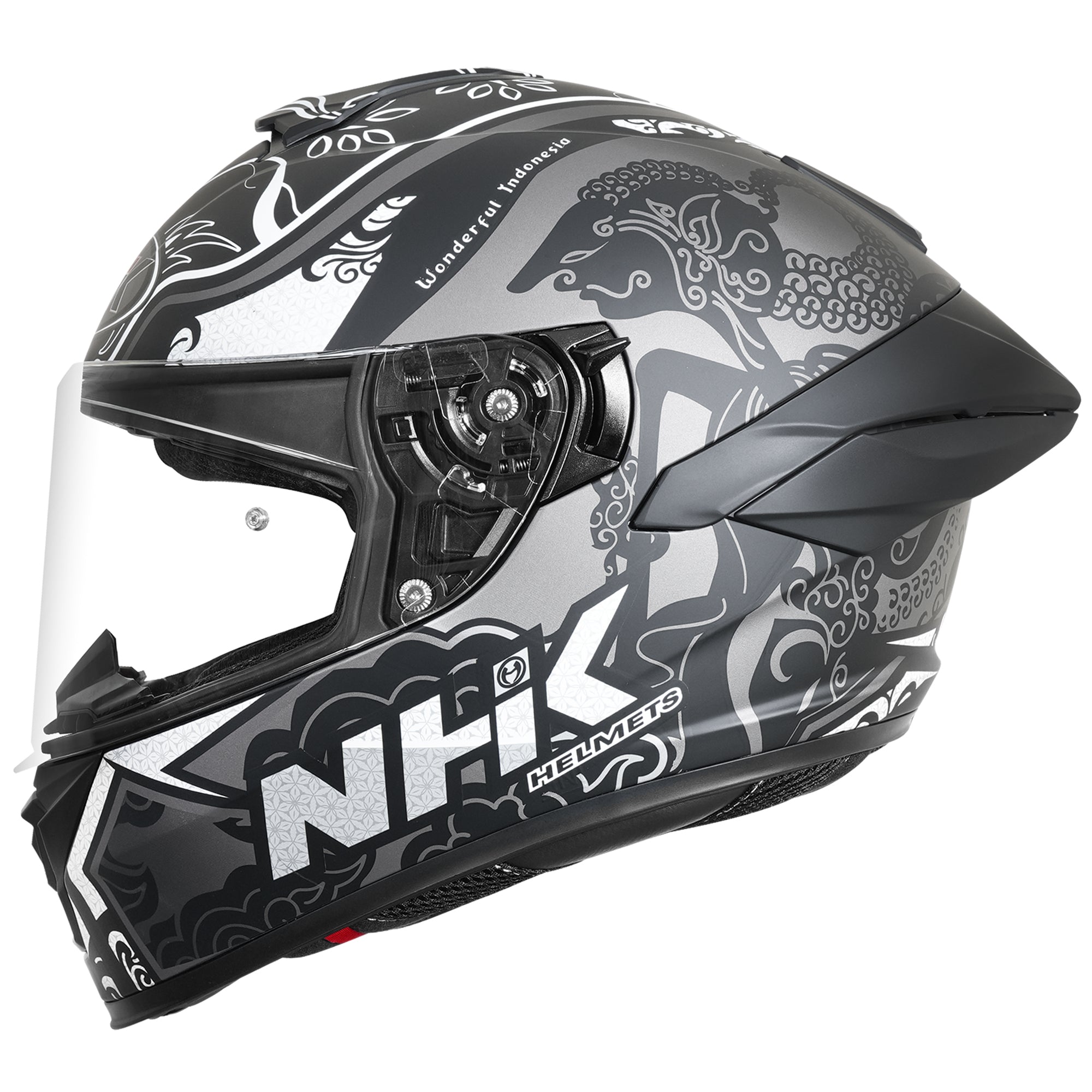 NHK K5R WAYANG GREY BLACK MATT