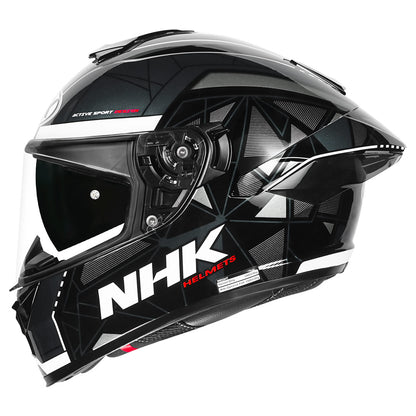 K5R Triangle Black Silver Glossy Finish